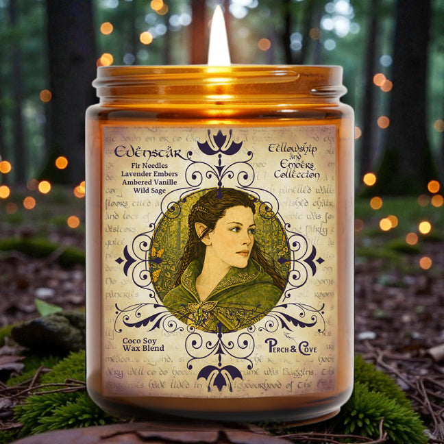 Arwen Candle, Evenstar Candle, LOTR Candle, Fantasy Candles