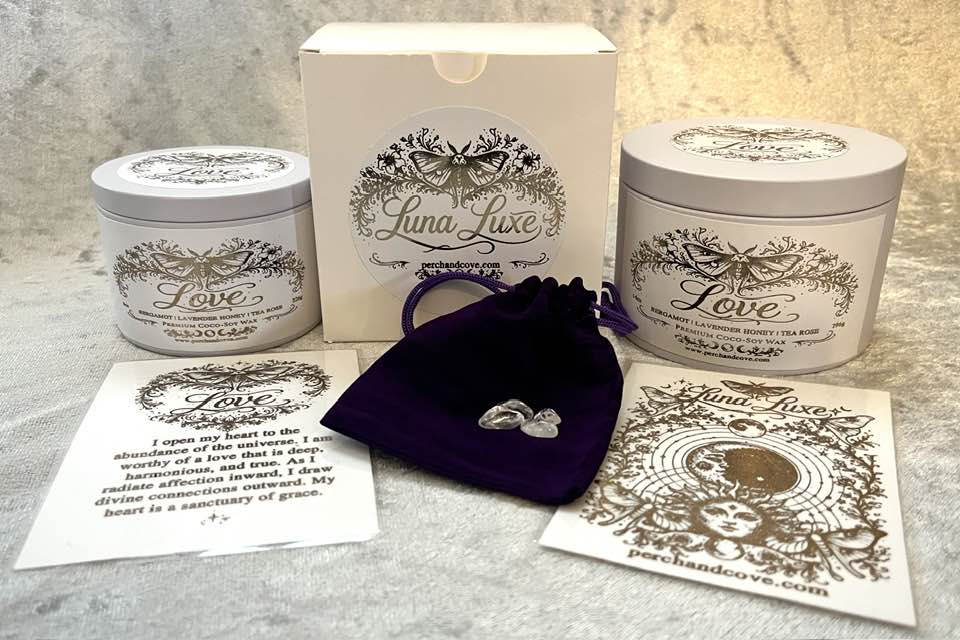 Love Soulmate Attraction Candle | Luna Luxe Manifestation Collection – Perch and Cove