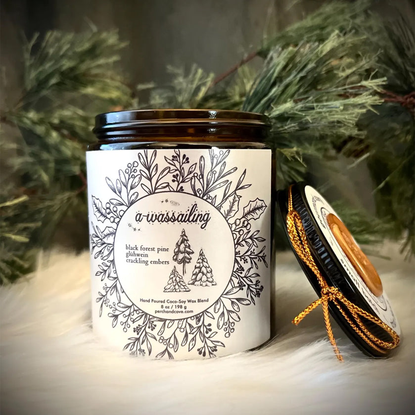 Yule Candle Yuletide Wassail Mulled Wine Fraser Fir
