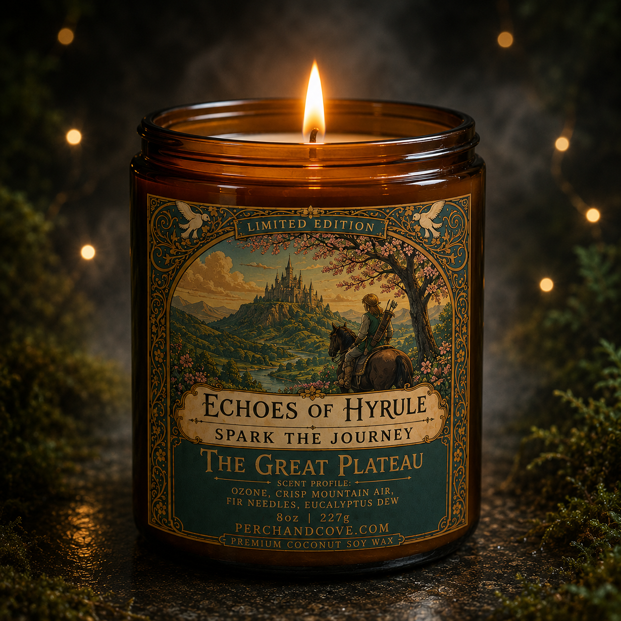 Echoes of Hyrule Zelda Inspired Candle Collection – Perch and Cove