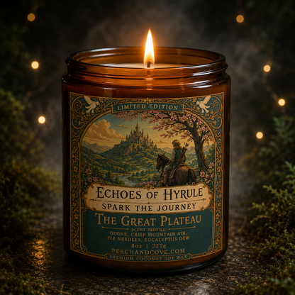 Echoes of Hyrule Zelda Inspired Candle Collection – Perch and Cove