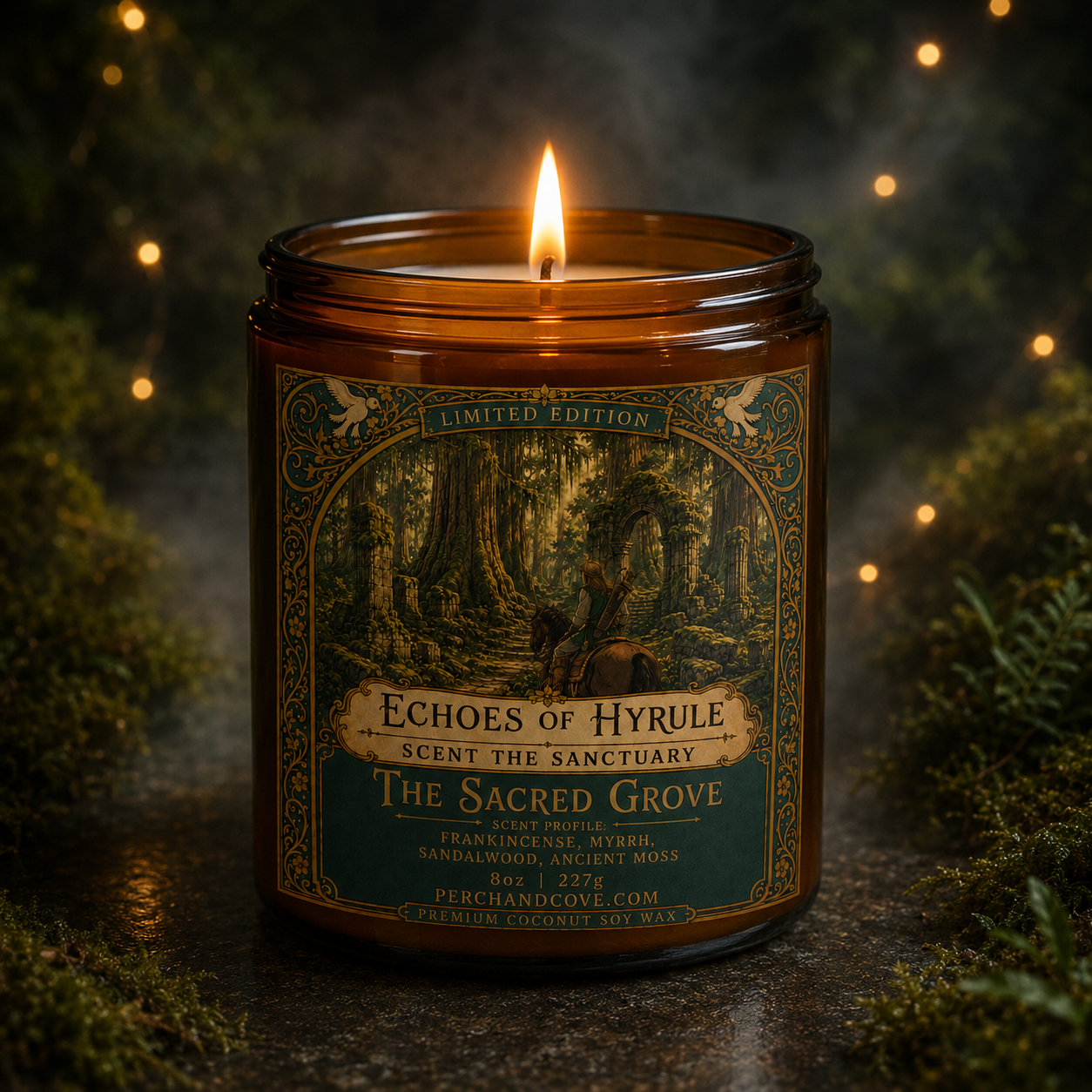 Echoes of Hyrule Zelda Inspired Candle Collection – Perch and Cove