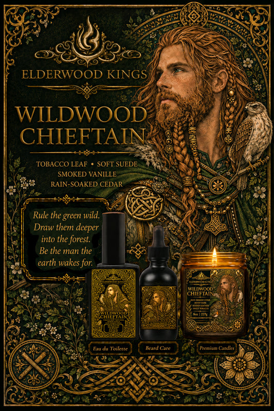 Premium Candles, Beard Oil, Men's Grooming, Viking Eau du Toilette, Man Cave gifts