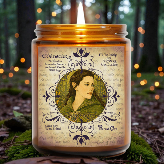 Arwen Candle, Evenstar Candle, LOTR Candle, Fantasy Candles