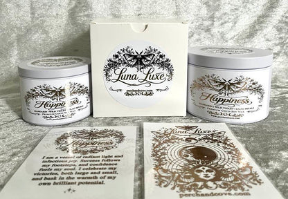 Happiness Wish Candle with Citrine Crystal | Luna Luxe Collection – Perch and Cove