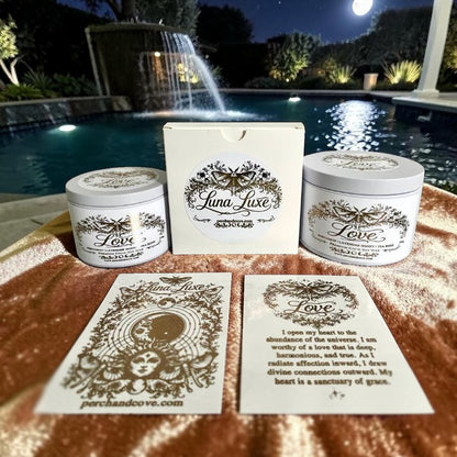 Love Manifestation Candle | Luna Luxe Intention Candle – Perch and Cove