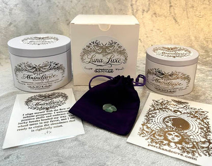 Abundance Intention Candle | Moonflower Jasmine Tobacco Leaf Scent – Perch and Cove
