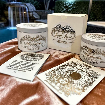 Happiness Manifestation Candle | Luna Luxe Intention Candle – Perch and Cove