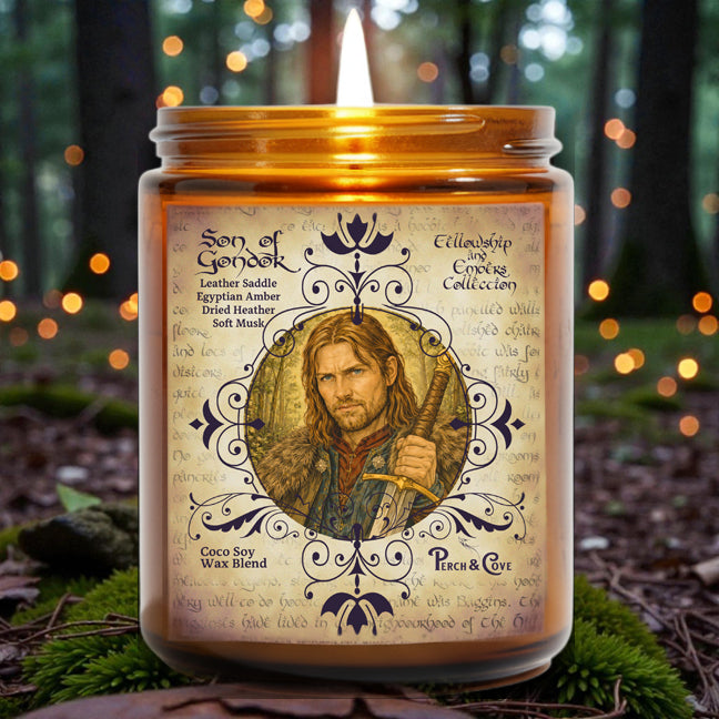Boromir Candle, LOTR candle, Gondor candle, fantasy gaming candle